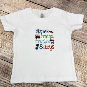 Boys embroidered tshirt